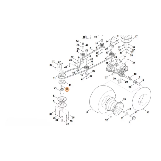 STIHL  Wpust pasowany 13/4" 9471 435 8008